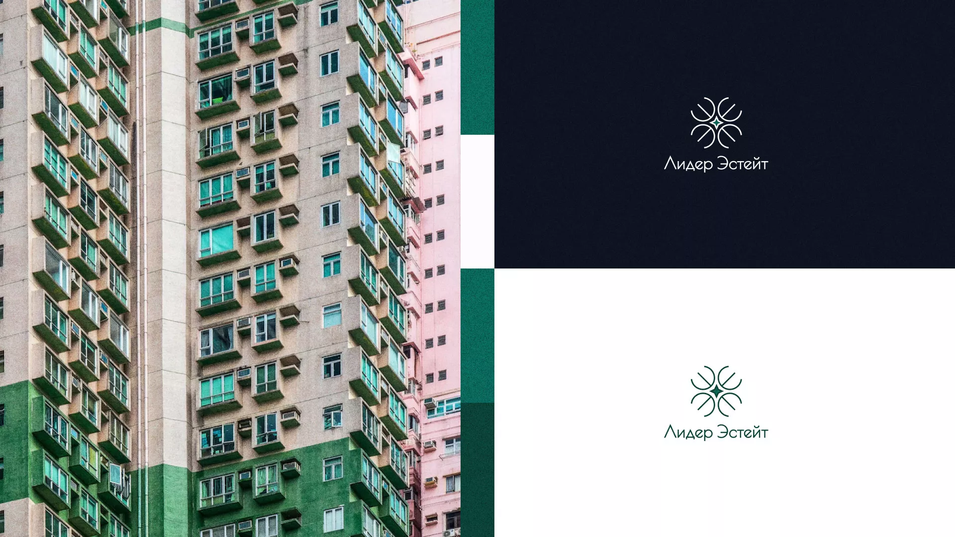 Создание логотипа компании «Лидер Эстейт» в Тайге