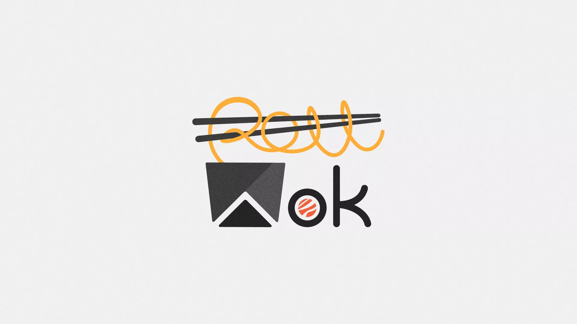 Разработка логотипа в Тайге для суши-бара «Roll Wok Club» Разработка логотипа в Тайге для суши-бара «Roll Wok Club»